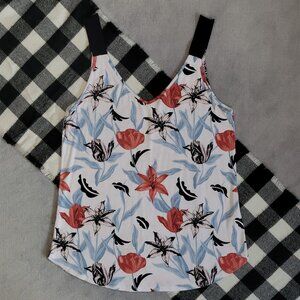 XS | Dynamite | Petal Ink Floral Tank Top